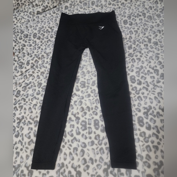 Gym shark Vital Seamless leggings Black Woman's M - Picture 3 of 4